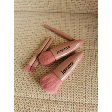 Jonorow Makeup Brushes Foundation Brush& Concealer Brush& Blusher Brush Face Kabuki Blush Bronzer Travel Buffing Stippling Contour Liquid Blending Makeup brush 5 Piece Set