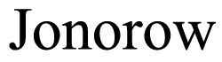 Jonorow